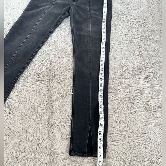 Joe’s Jeans The Bella 11” high rise Skinny ankle split front Gray‎ Size 27 - Picture 8 of 16
